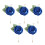 5Pcs Elegant Rose Corsage Artificial Rose-royal blue 1