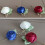 5Pcs Elegant Rose Corsage Artificial Rose-royal blue 5