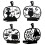 Eerie Halloween Iron Tealight Holders Ghostly Bat Spiderweb-A 4