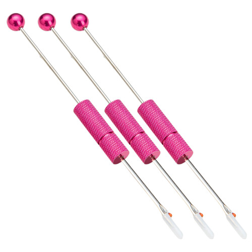 3x/Set Seam Rippers Thread Remover Practical Stitching-Rose Red