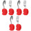 3 Set in Silicone con Cartoon 3