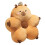 Breathable PP Cotton Capybara Back Rest for-open eyes L 1