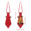 9 Duurzame Polyester Gedrukte Stropdas Kerst 2