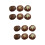 12 Pcs Simulated Mushroom Models Decorative Photo Props 9
