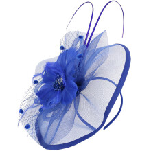 2Stück Schleier Fascinator Hut Haarclip Stirnband 1920er Accessoire