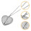 4Pcs Personalized Silver Heart Locket Necklace with Picture Window 10