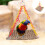 2Pcs Multi Bird Sleeping Toy Straw Rope Parrot Cage Toy 4