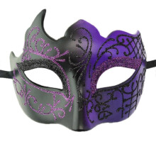 (Lilla) Karneval Herre Makeup Ball Maske Karneval Romersk Maske Optræden Festmaske
