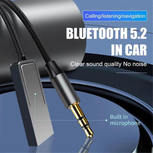 Bluetooth-adapter for bil med 3,5 mm jack-lydsender 1