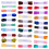 120 Pcs Solid Color Polyester Ribbon For Gift Wrapping And Crafts 1