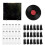 Modern Album Record Display Wall Mount 18PCS Acrylic-Clear 7