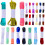 90 Pcs Solid Color Polyester Ribbon For Gift Wrapping And Crafts 2