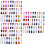 90 Pcs Solid Color Polyester Ribbon For Gift Wrapping And Crafts 9