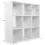 Charles Jacobs (9 Grey Drawers) Charles Jacobs White 9 Cube Open Book Shelf Storage 2