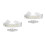 2 Stuks Afstudeerfeest Prom Queen Haarband Set 3
