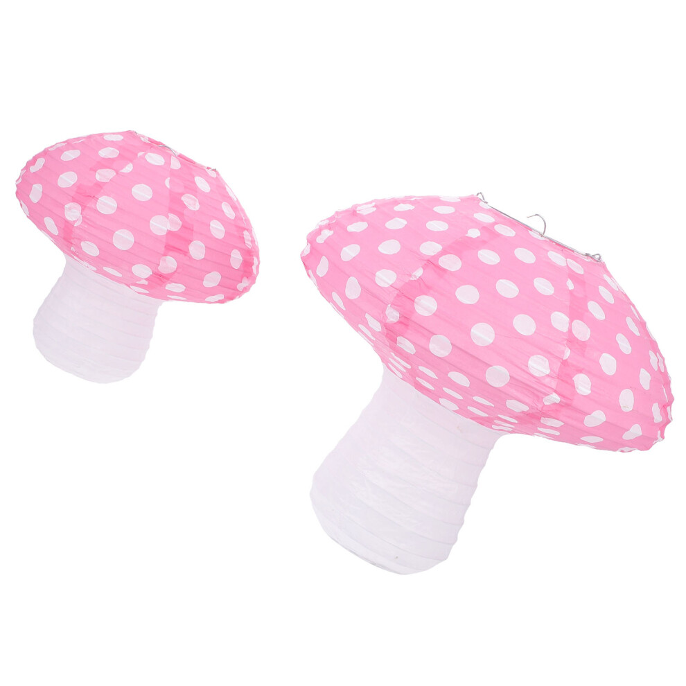 14 Sztuk Latarnie Sceniczne Papierowe W KształCie Grzyba-image