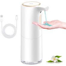 2023 Nyeste Automatiske Sæbedispenser, 300ml Elektrisk Sæbedispenser med Sensor, Genopladelig, Vandtæt, Automatisk Sæbedispenser til Badevær