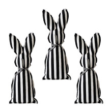 Unique Room Decoration Vibrant Colors Fabric Door Buffer Stylish Home Accessory Practical Draft Stopper Decorative Rabbit Doorstop For Interior Elegan