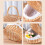 Picnic Basket Hand Woven Single Handle Large Capacity Backyard Gatherings 5