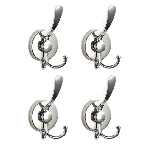 Pack of 4 Space Saving Bathroom Hooks Multifunctional-4 A05