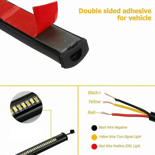 stk. motorcykel LED blinklys - YuJia 2