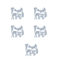 5Pcs Scrapbooking Carbon Steel Cutting Dies for Card-JK051702