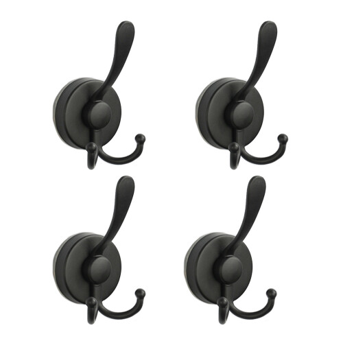 4Pcs Easy Mounting Showers and Bathrooms Hooks-4 A06