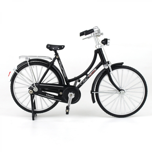Ornament model bicicletă retro clasic din aliaj 1:10