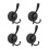 Pack of 4 Powerful Suction Hooks Luxurious Suction Cup-4 A06 1