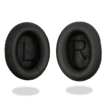 Fülpárna-készlet, kompatibilis a Bose QuietCom 35 / QC35 fejhallgatóval, fekete