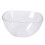 Acrylic Dessert Bowl Medium Square Serving Bowl, Lightweight MultiUse for Fruit Yogurt Ice Cream, Kitchenware for Home 1