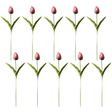 Elegáns tulipáncsokrokkal díszített művirágok örökségből, időtlen lakberendezési tárgyakká