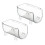 Water Bottle Holders 2 Pack Stackable Insulated Bottle Rack Cabinet Storage Fridge Pantry 1