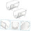 Water Bottle Holders 2 Pack Stackable Insulated Bottle Rack Cabinet Storage Fridge Pantry 2