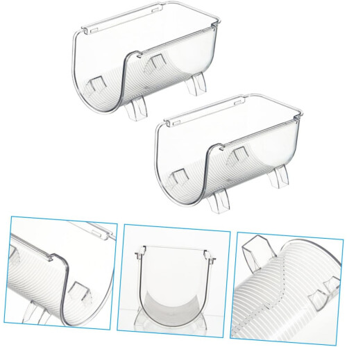 Water Bottle Holders 2 Pack Stackable Insulated Bottle Rack Cabinet Storage Fridge Pantry 1