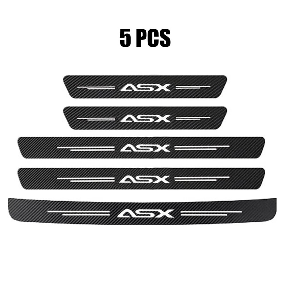 5X For Mitsubishi Asx Accessories Door Sill Plate Anti Scratch Sticker Protector 4069369251542