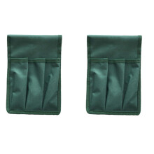 Garden Kneeler 2Piece Oxford Cloth, Knee Pads Organizer With Storage Pouches, Multipurpose Tool Bags, Outdoor Green