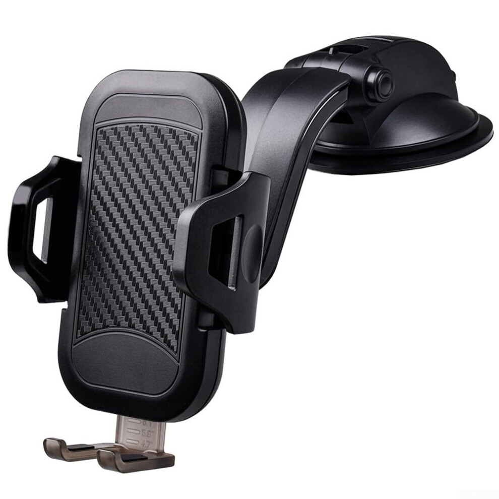 Lockon Type Car Phone Holder 360Degree Rotation With Super Strong Arm And Nonslip Grip Fits Most Smartphones Black 9105992510078