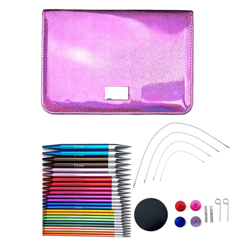 Multifunctional Circular Knitting Needle Set Size 3.0mm-8.0mm