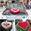 2 Grün Blumendekoration Auto Front Hochzeit Party Braut 4