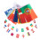 5Stk Polyester Flagge Wimpelkette 32 Länder 1