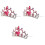 3Teile Tiara Haarschmuck Für Party 5