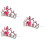 3Teile Tiara Haarschmuck Für Party 9