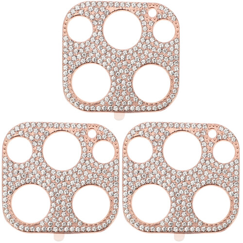 3Stk Bling Lens Protector Rose Gold 12 Zubehör 2