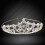 2St Glitzernde Haarreif Tiara Für Silber 9