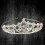 2St Glitzernde Haarreif Tiara Für Silber 10