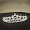 2St Glitzernde Haarreif Tiara Für Silber 11