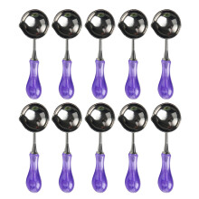 Cuillère à cire pour sceau, cuillère-Bulle violette fantastique