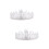 2Stk Barock Tiara Perlen Haarschmuck 7
