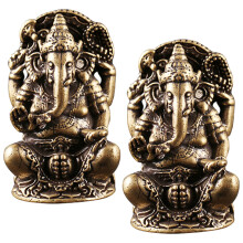 8 Messing Buddha Desktop Skulptur